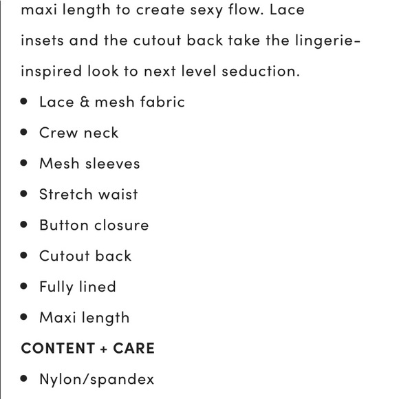 Torrid size 1 black lace and mesh maxi dress NWT - Picture 8 of 11